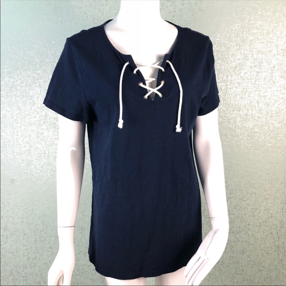 Tommy Hilfiger lace up sailor top